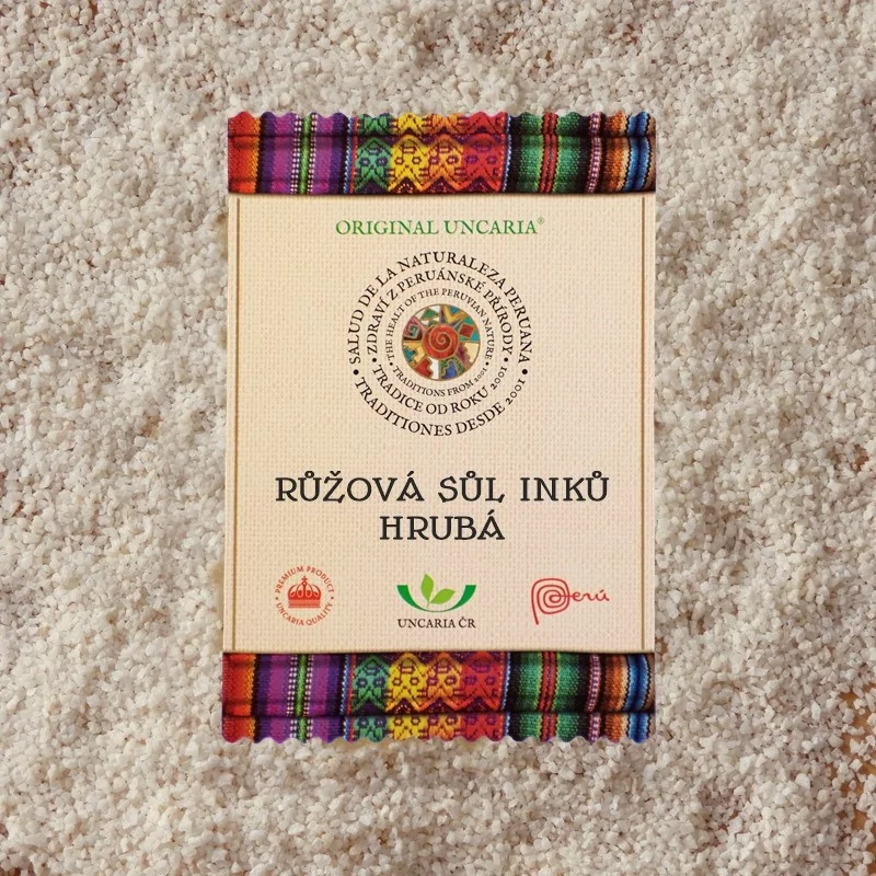 Růžová sůl Inků hrubá